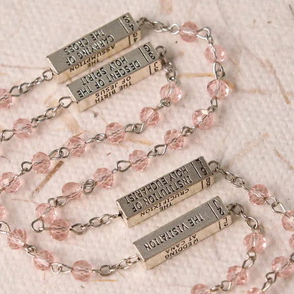 The Mysteries Rosary Engraved Mystery Bar
