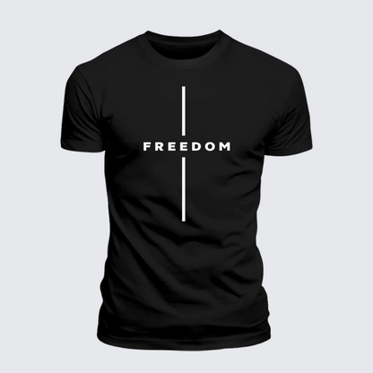 Luxe Mercerized Cotton Tee - Freedom Is Not Free