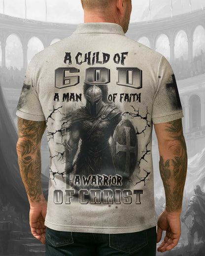 A Child Of God A Man Of Faith A Warrior Of Christ T-Shirt
