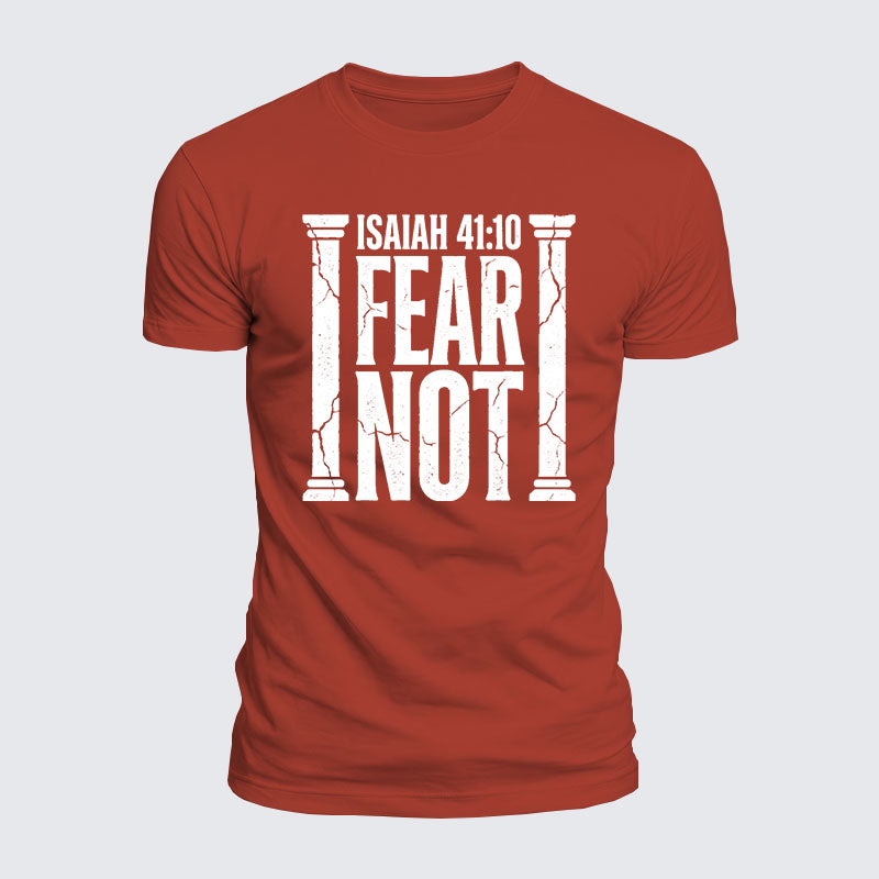 Luxe Mercerized Cotton Tee - Fear Not Isaiah 41:10