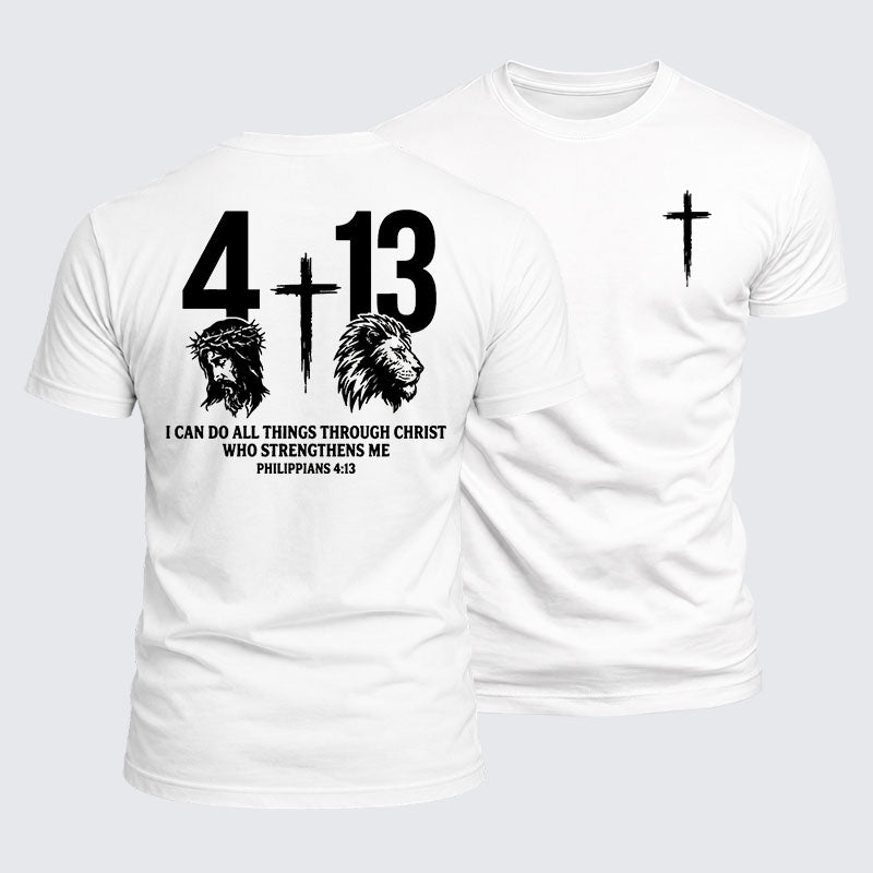 Luxe Mercerized Cotton Tee - All Things Through Christ