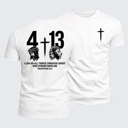 Luxe Mercerized Cotton Tee - All Things Through Christ