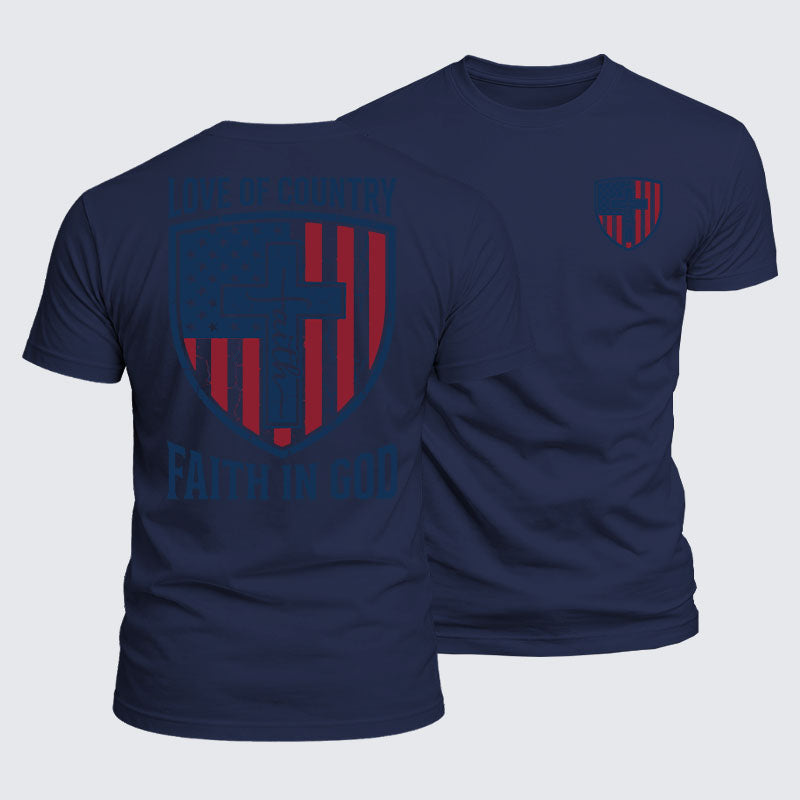 Luxe Mercerized Cotton Tee - Faith In God