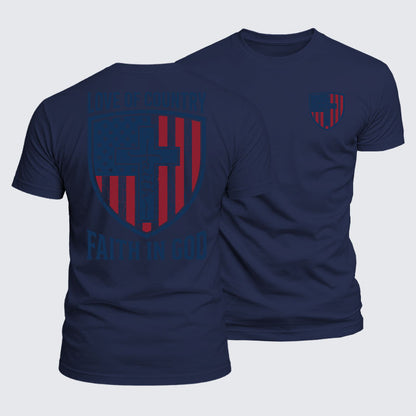 Luxe Mercerized Cotton Tee - Faith In God
