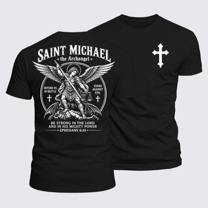 Luxe Mercerized Cotton Tee - Saint Michael The Archangel