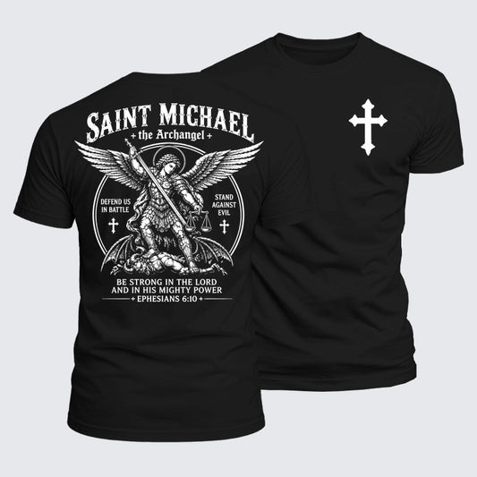 Luxe Mercerized Cotton Tee - Saint Michael The Archangel