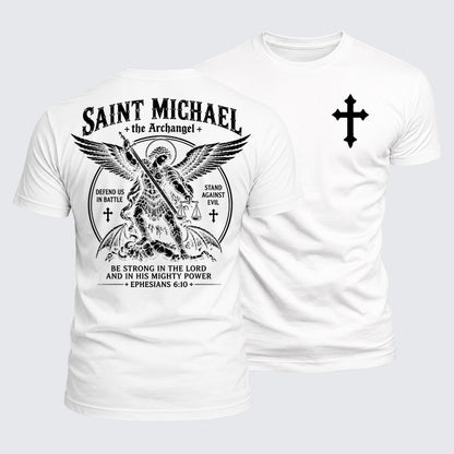 Luxe Mercerized Cotton Tee - Saint Michael The Archangel