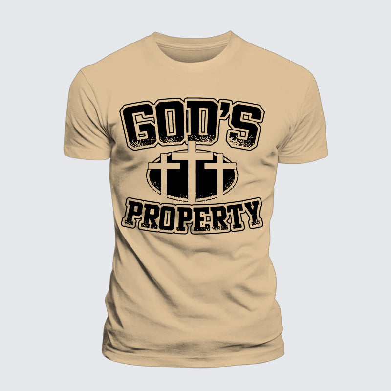 Luxe Mercerized Cotton Tee - Property Of God
