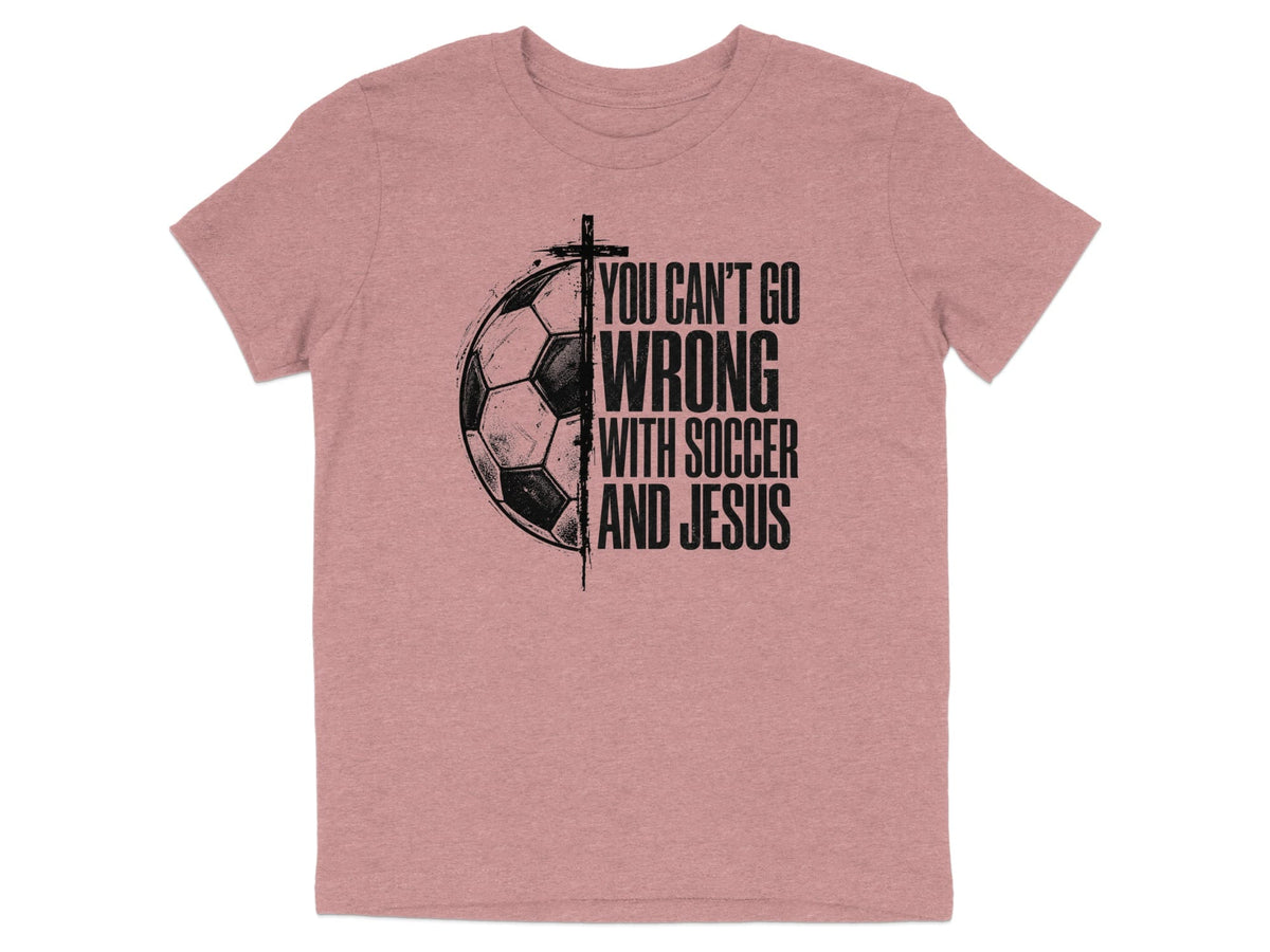 Soccer And Jesus Youth T-Shirt
