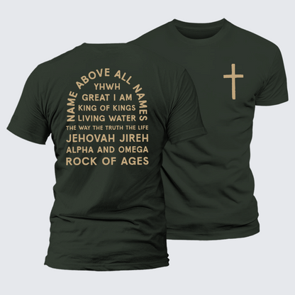Luxe Mercerized Cotton Tee - Name Above All Names