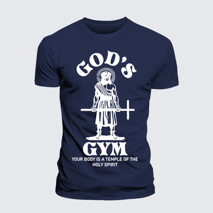 Luxe Mercerized Cotton Tee - Your Body Is A Temple Of The Holy Spirit