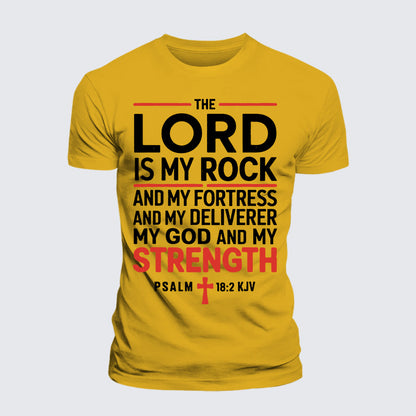Luxe Mercerized Cotton Tee - Lord Is My Rock