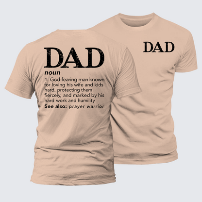 Luxe Mercerized Cotton Tee - Dad See Also Prayer Warrior