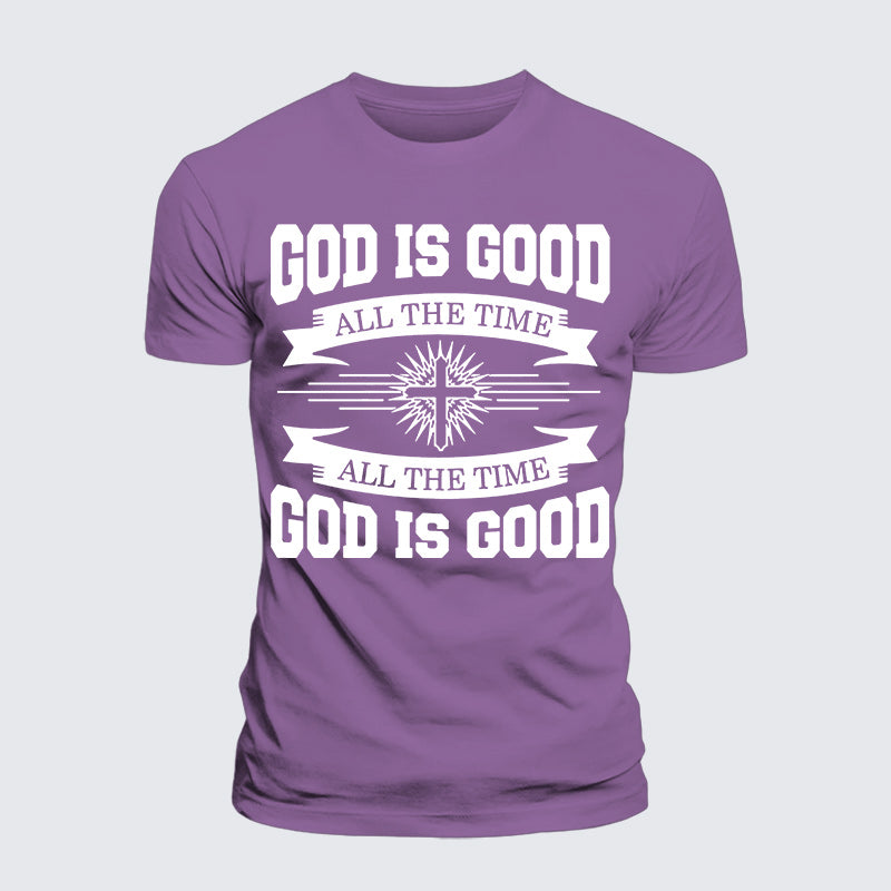 Luxe Mercerized Cotton Tee - God Is Good All The Time