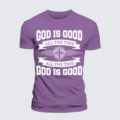 Luxe Mercerized Cotton Tee - God Is Good All The Time