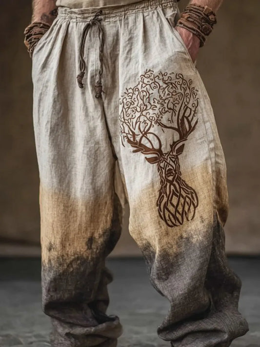 Men's Viking Nordic Western Elk Pants