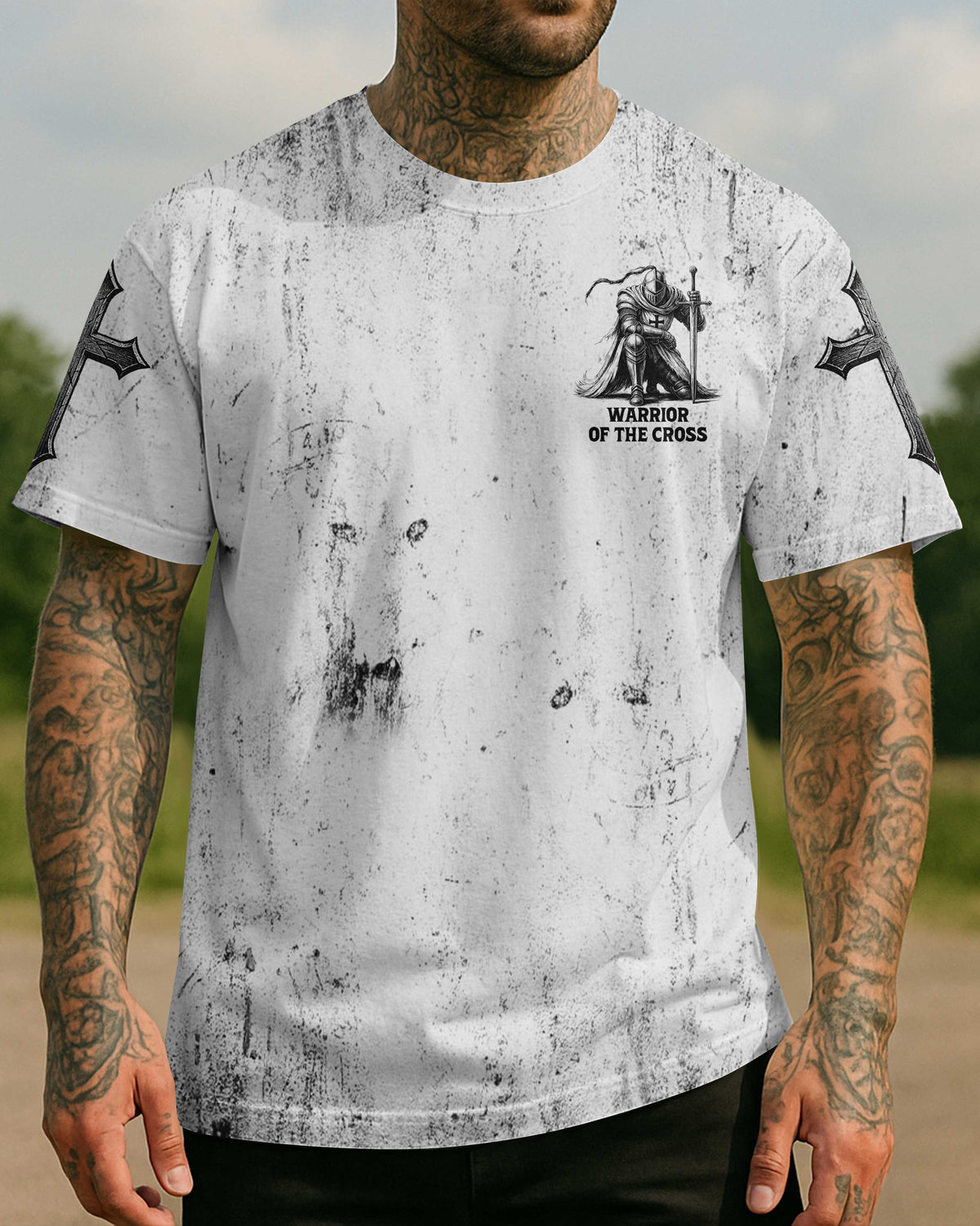 A Child Of God A Man Of Faith A Warrior Of Christ T-Shirt