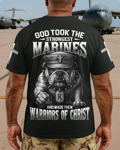 God Took The Strongest Marines And Made Them Warriors Of Christ T-Shirt