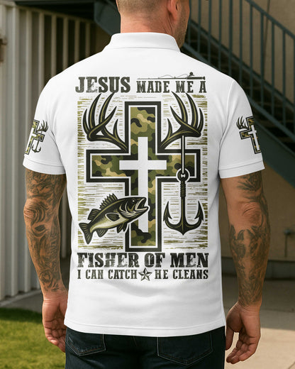 Jesus Made Me A Fisher Of Men I Can Catch He Cleans T-Shirt