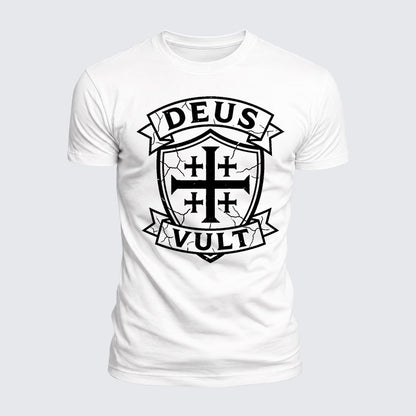 Luxe Mercerized Cotton Tee - Deus Vult