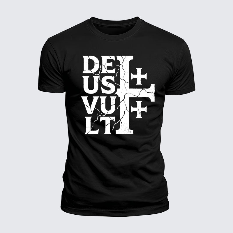 Luxe Mercerized Cotton Tee - Deus Vult