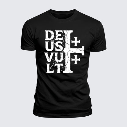 Luxe Mercerized Cotton Tee - Deus Vult