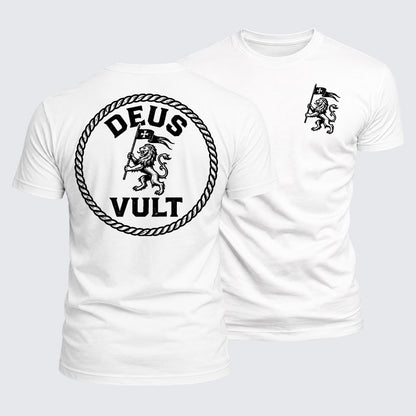 Luxe Mercerized Cotton Tee - Deus Vult