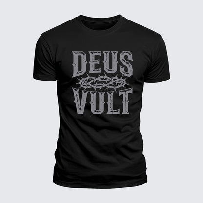 Luxe Mercerized Cotton Tee - Deus Vult