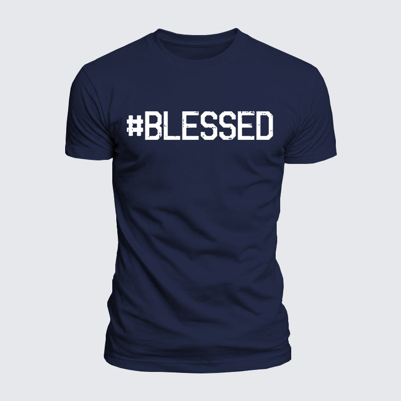 Luxe Mercerized Cotton Tee - Blessed