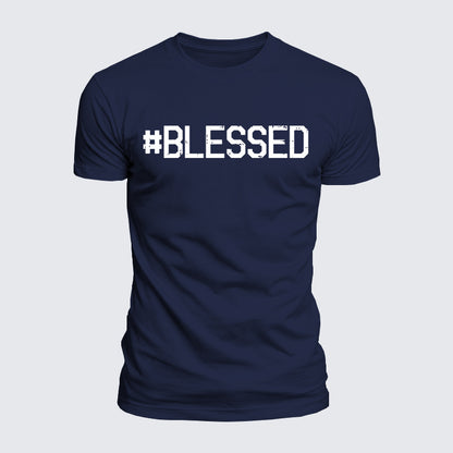 Luxe Mercerized Cotton Tee - Blessed