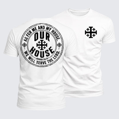 Luxe Mercerized Cotton Tee - Our House Joshua 24:15