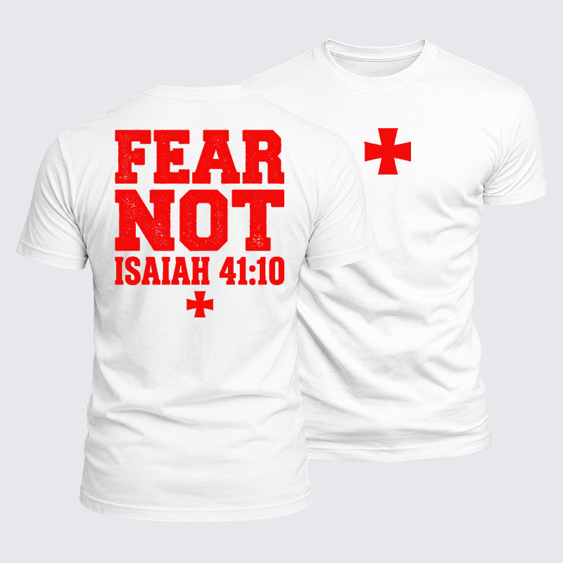Luxe Mercerized Cotton Tee - Fear Not Isaiah 41:10
