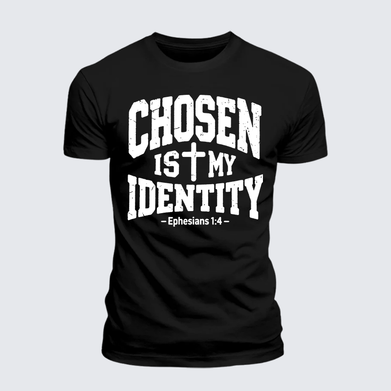 Luxe Mercerized Cotton Tee - Chosen Is My ldentity