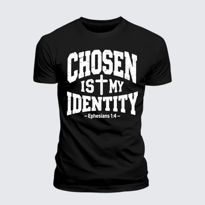 Luxe Mercerized Cotton Tee - Chosen Is My ldentity