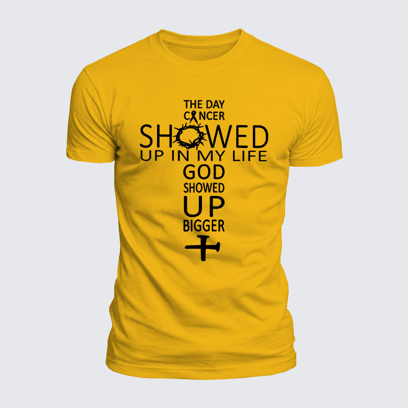 Luxe Mercerized Cotton Tee - The Devil Saw Me Until I Said Amen