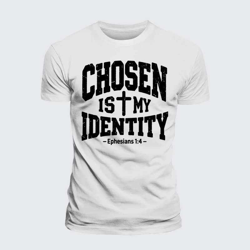 Luxe Mercerized Cotton Tee - Chosen Is My ldentity