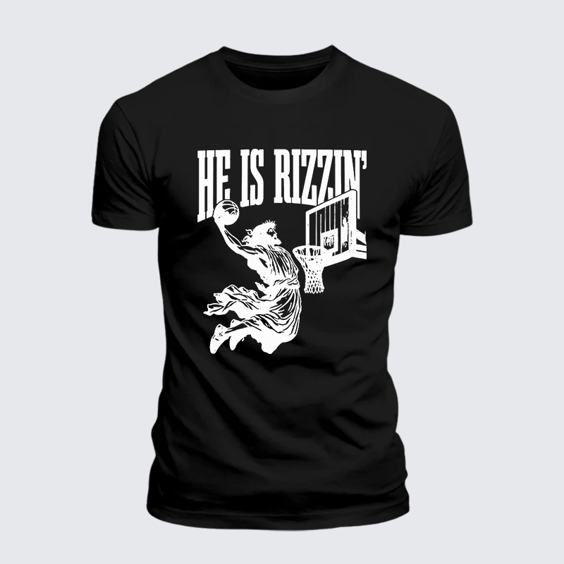 Luxe Mercerized Cotton Tee - He Is Rizzin