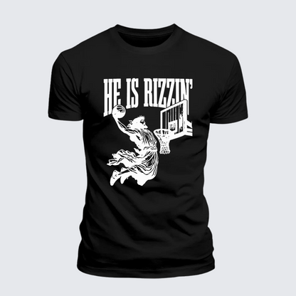 Luxe Mercerized Cotton Tee - He Is Rizzin