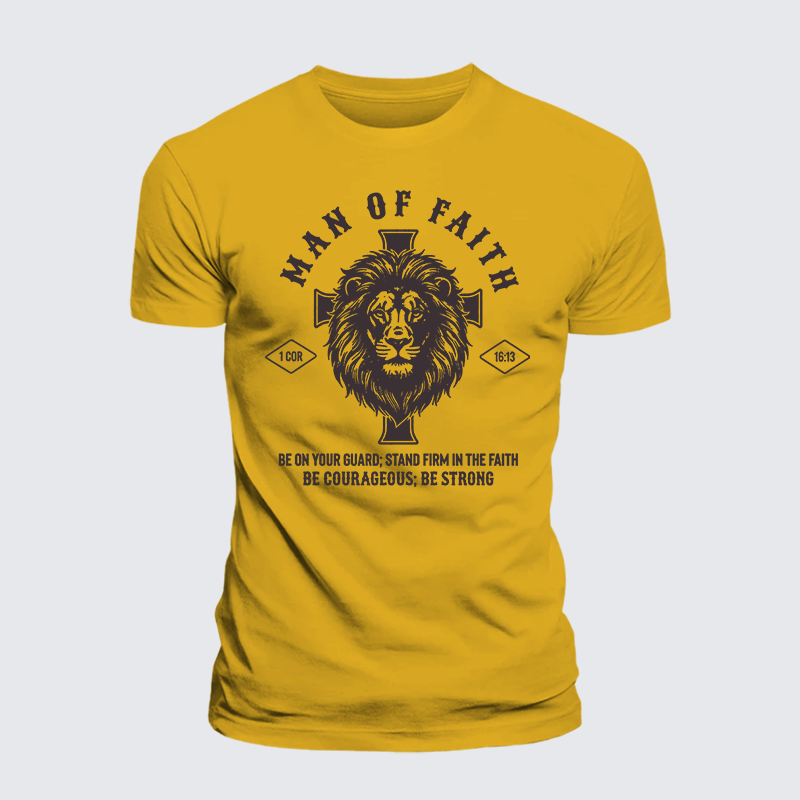 Luxe Mercerized Cotton Tee - Man Of Faith