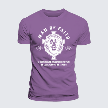 Luxe Mercerized Cotton Tee - Man Of Faith