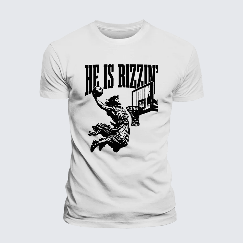 Luxe Mercerized Cotton Tee - He Is Rizzin