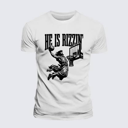 Luxe Mercerized Cotton Tee - He Is Rizzin