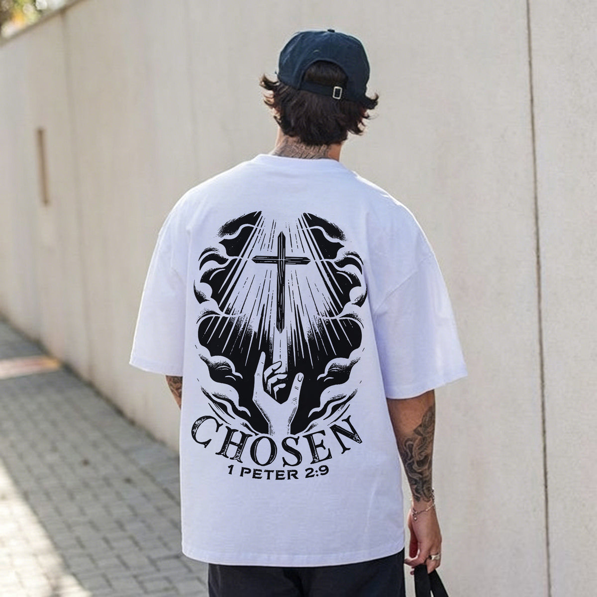 Chosen 1 Peter 2:9 Printed Men's T-shirt