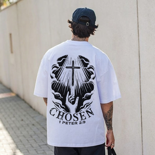 Chosen 1 Peter 2:9 Printed Men's T-shirt
