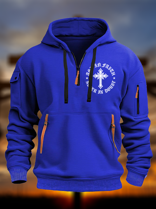 Ask In Faith, Never In Doubt  Jesus God Christian Zipper Hoodies