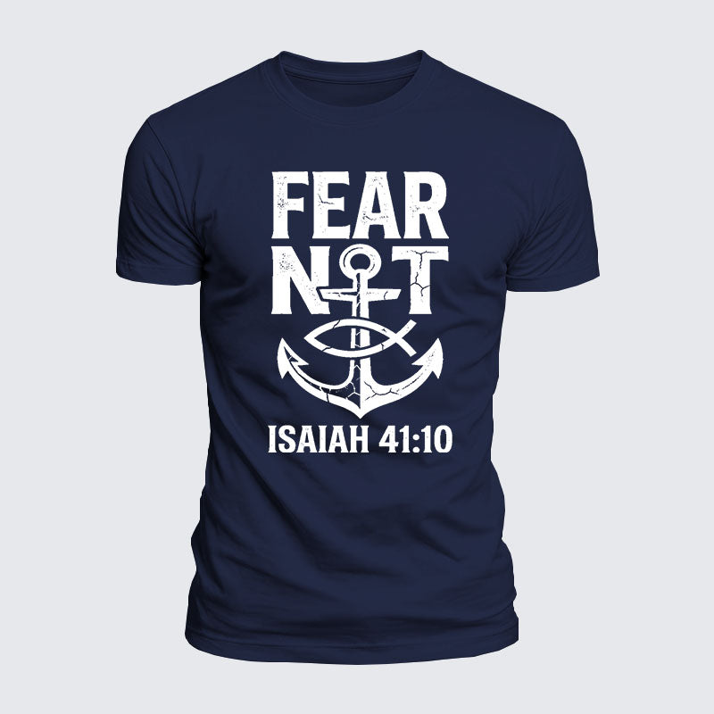 Luxe Mercerized Cotton Tee - Fear Not Isaiah 41:10