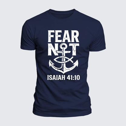 Luxe Mercerized Cotton Tee - Fear Not Isaiah 41:10