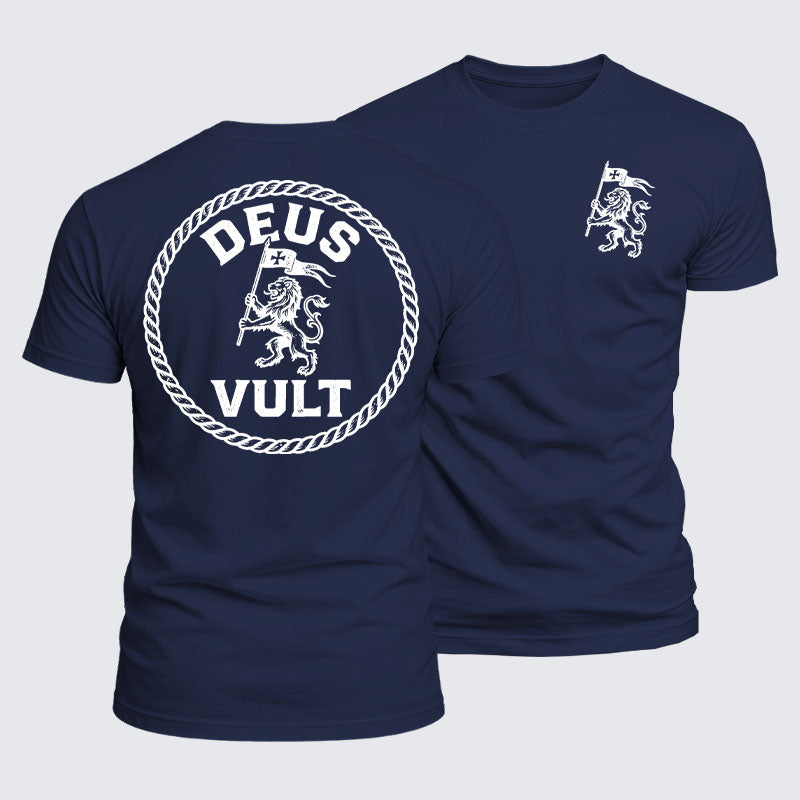 Luxe Mercerized Cotton Tee - Deus Vult