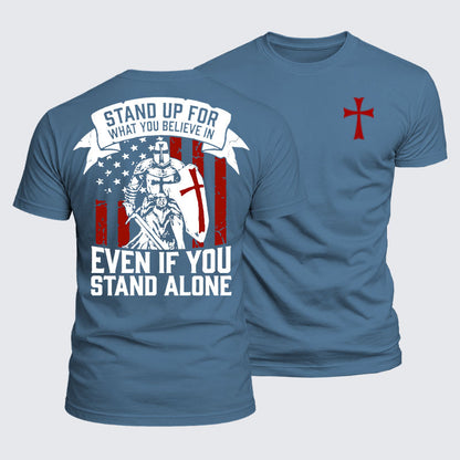 Luxe Mercerized Cotton Tee - Stand Up For What You Believe