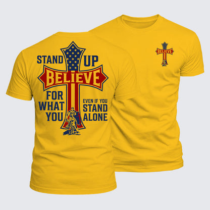 Luxe Mercerized Cotton Tee - Stand Up For What You Believe